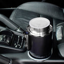12V 2 in 1 Car Cup Holder Cooler Warmer for Drink Can Baby Bottle (Black)