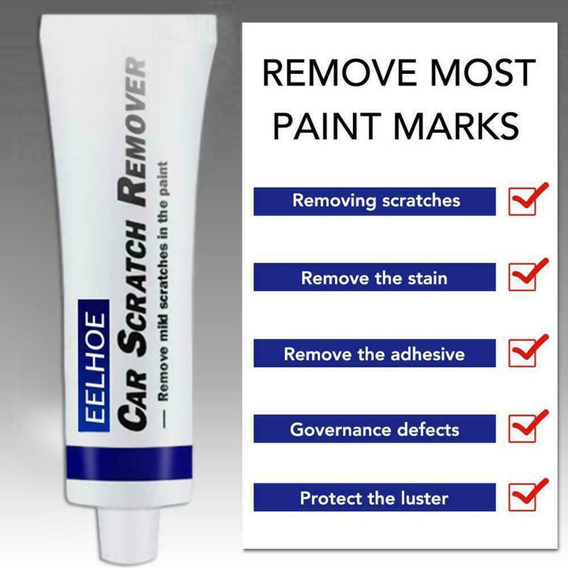 Car Scratch Remover Polish Cloth & Car Body Compound Paste Wax Kits Sponge G0I3