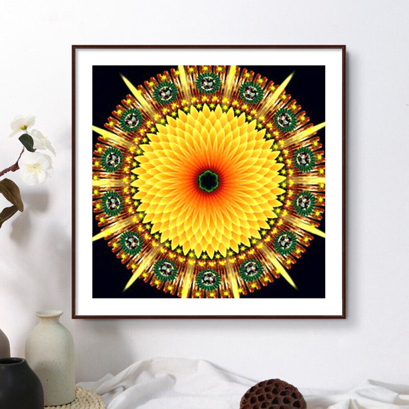 5D Full Round Drill Diamond Painting Mandala Mosaic Wall Art Craft (A675) Newly