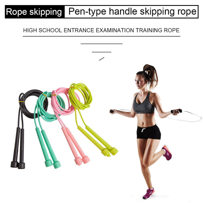 Speed Jump Rope Men Women Gym PVC Skipping Rope Adjustable Workout Equipment
