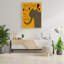 Words And Animal 40x50cm Oil Paint By Numbers Picture DIY Painting