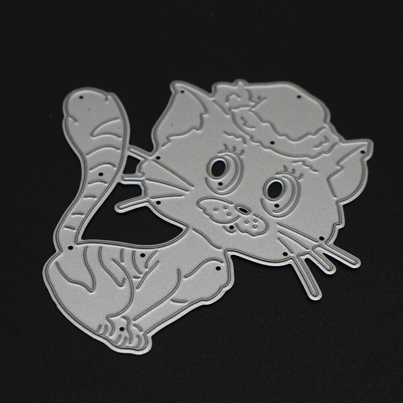 Metal Embossing Cutting Die Decoration Cut Cat Paper Crafts Photo Album DIY
