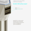 3 in 1 LED QC3.0 Car Dual USB Charger Safety Hammer with Bluetooth-compatible Ea
