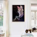 5D Kit Rhinestone Picture DIY Angel with Wings Full Round Drill Diamond Painting