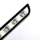 2x Bright White DC 12V 6 LED Daytime Running Light DRL Car Day Driving Fog