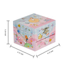 Jewelry Storage Organizer Music Box Girls Birthday Christmas Gift (Pink) Newly