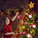 Christmas Jingle Bells Ornaments Xmas Tree Round Jingle Bell Party Supplies