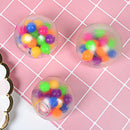 Stress Relief Balls for Kids Adults, Rainbow Squish Squeeze Ball, Sensory Toys