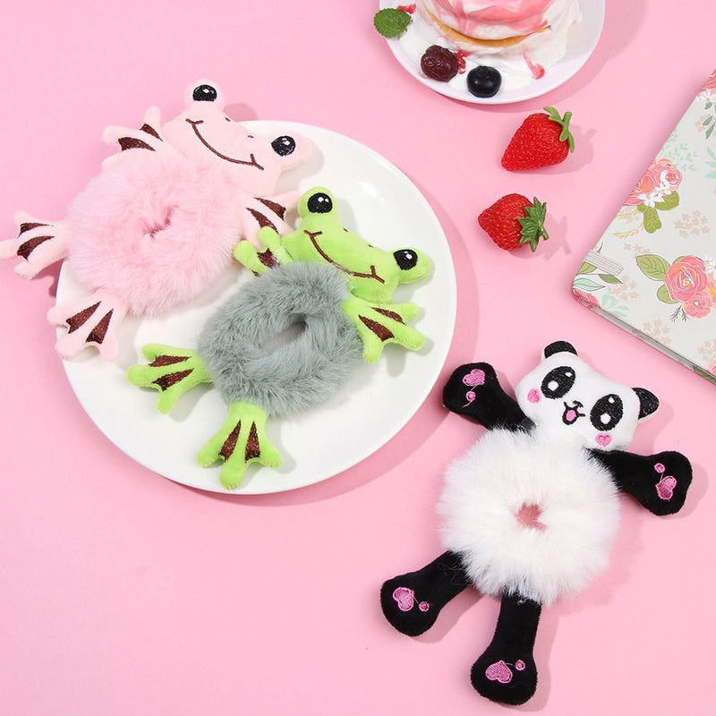 Elastic Hair Accessories Headband HairHoop Animal Hair Ties Plush HairBands