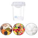 Scaled Grains Fresh Sealed Cans Kitchen Food Storage Jar Plastic Snacks Tank