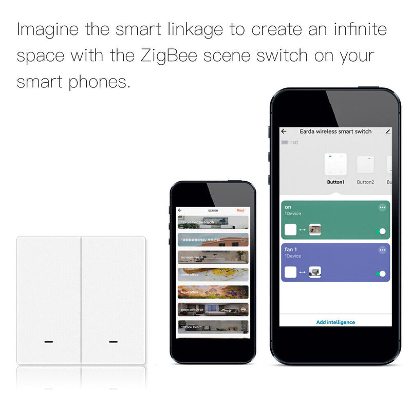 Tuya Smart Bluetooth-compatible ZigBee Wall Switch App Control Hub Required