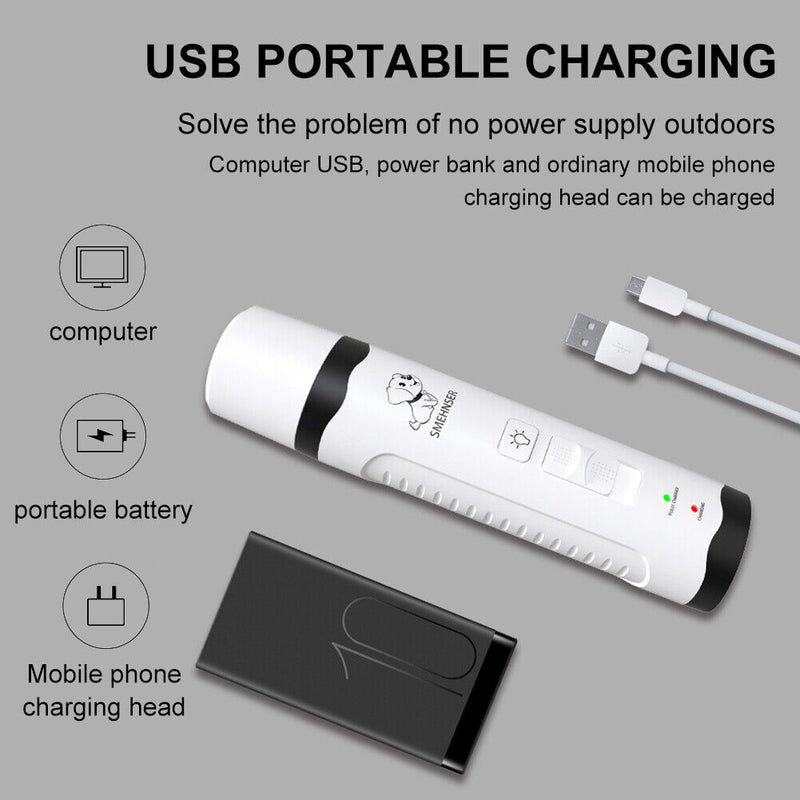 Dog Nail Grinders Pet Quiet Cat Paws Nail Cutter Trimmer with LED Light