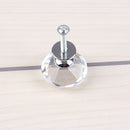 Handles Crystal Glass Knobs Door Knobs Cupboard Pulls Diamond Shape Pull Handle