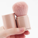 1pcs Makeup Brushes Retractable Powder Foundation Face Loose Brush (Pink) UK