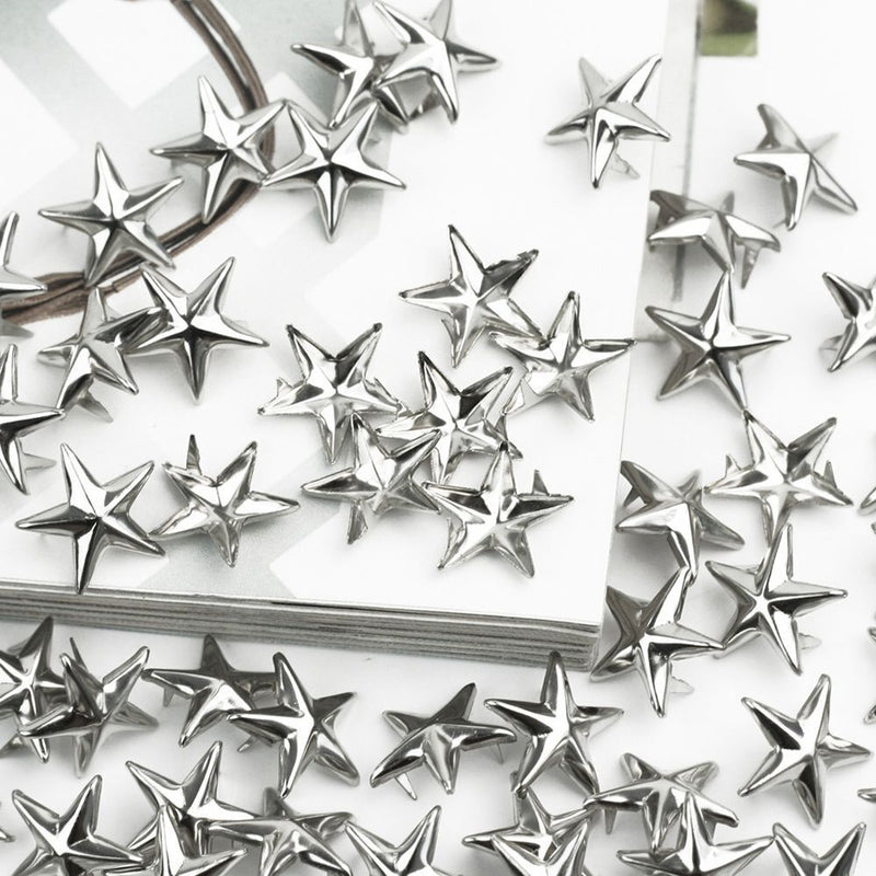 Decoration Rock Punk Studs Spikes Leather Craft Star Rivets Spots Nailhead