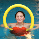 Swimming Pool Noodle Foam Hollow Water Float Aids Woggle Noodles (Yellow)