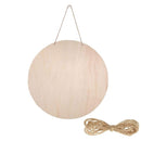 Merry Christmas Blank Plaque Ornament Wood Circles Round Wood Pieces