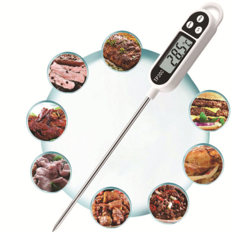 Digital Instant Read Meat Thermometer Kitchen Cooking Food Candy Milk BBQ Grill