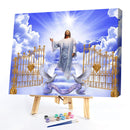 God Frameless Picture Oil Paint By Numbers Hand Painted Picture Room Decorati