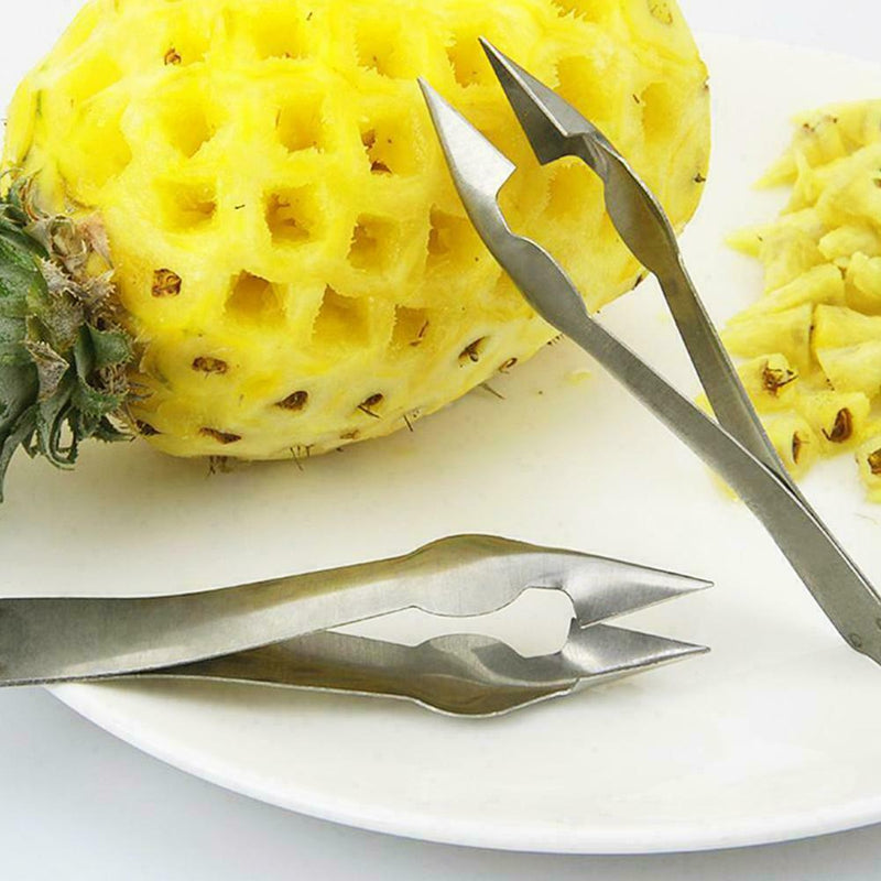 Steel Cutter Pineapple Eye Peeler Remover Clip Useful Tools C1K2