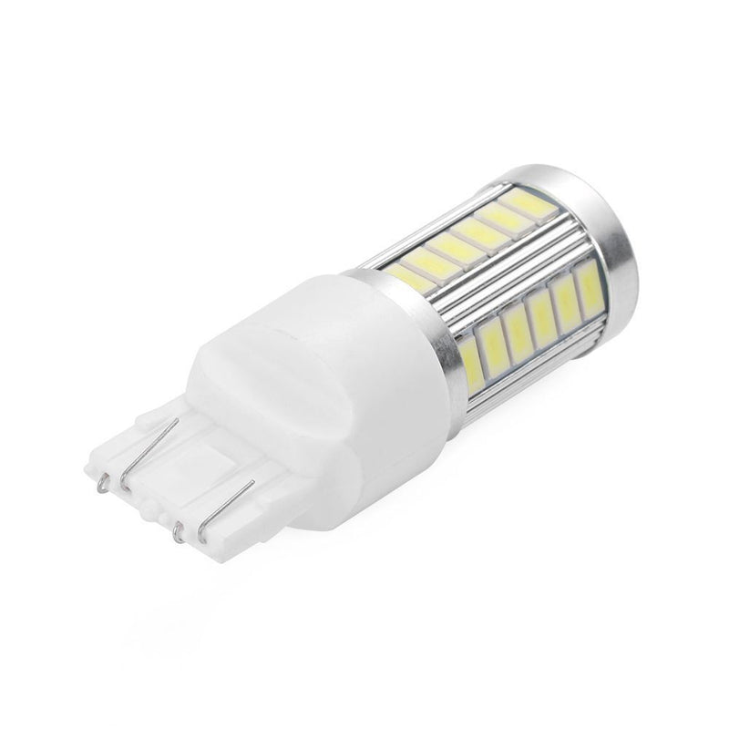 White Turn Signal T20 W21/5W 7443 LED Bulbs Car Backup Reverse Light 33SMD