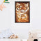 Tiger Family Oil Paint By Numbers Kits Canvas Picture Wall Art DIY (B741)