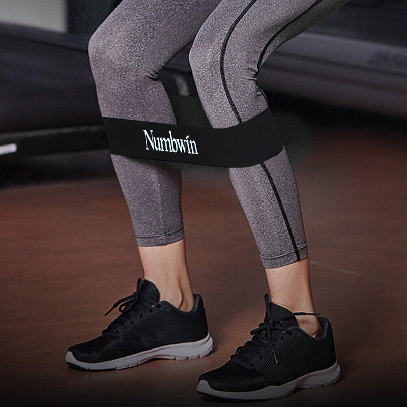 Latex Resistance Band Set Yoga Fitness Equipment Black Red Pink Yellow 500mm