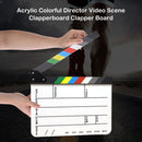 TV Movie Film Photographic Handmade Cut Prop Director Video Scene Clapperboard