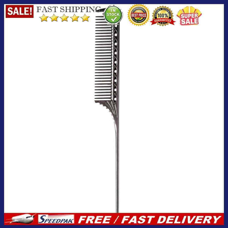 Pro Anti-static Comb Hair Styling Brush Haircut Comb Salon Tools (Black)