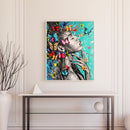 African Butterfly Black Woman Art Diamond Painting Kits Full Round Drill De