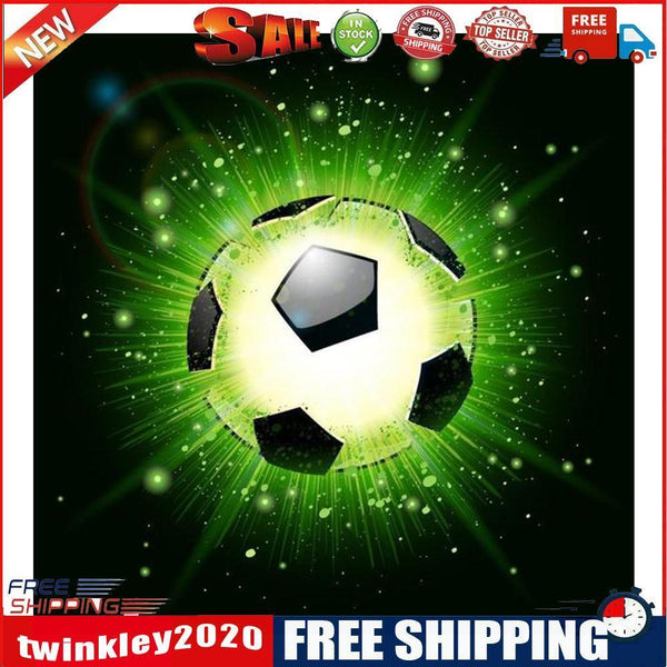 5D DIY Diamond Painting football Full Round Rhinestones Mosaic Home Decor