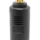 12V European Plug Motorcycle DIN Socket Cigarette Lighter Adapter Black