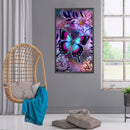 5D Diamond Painting DIY Butterfly Full Round Drill Mosaic Picture Rhinestone Set