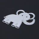 Snowvirtuos Small Elephant DIY Metal Scrapbook Crafts Embroidery Cutting