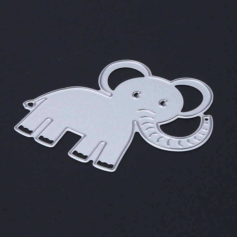 Snowvirtuos Small Elephant DIY Metal Scrapbook Crafts Embroidery Cutting