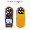 LCD Backlight Display 0-30m/s -10 ~ 45C Wind Speed Meter Digital Anemometer