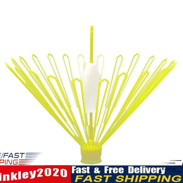 Automatic Fishing Drift Catcher Floating Umbrella Drift Recovery (Yellow) Newly