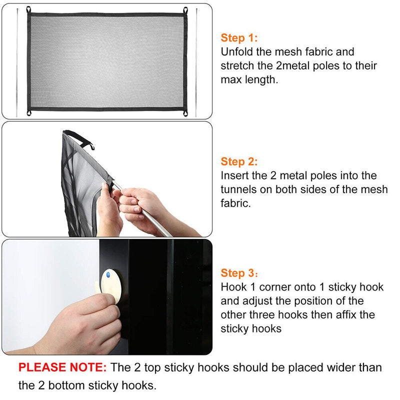 Pet Isolated Fence Indoor Portable Dog Safety Barrier (without Zipper S) Newly