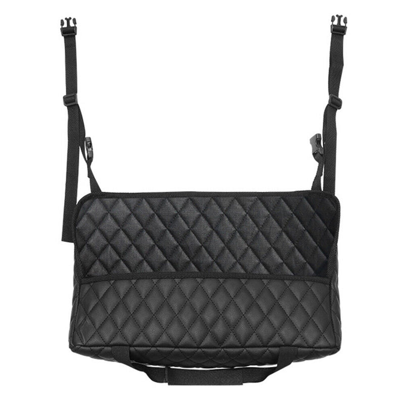 Car Seat Storage Bag Pocket Storage Auto Leather Interior Organizer Hanging Box