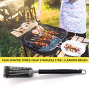 18 inch BBQ Grill Barbecue Cleaning Brush Stainless Steel Kitchen Cooking Too