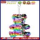 Sequins Keychain Bear Sequins Shiny Lovely Keychain Car Keys Girl Pendant Gif