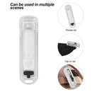 Mini LED EDC Flashlight Fishing Camping Emergency Keychain Lights (White) Newly