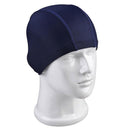 Unisex Elastic Swimming Cap Adults Ear Protection Bathing Hat (Dark Blue) Newly