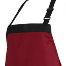 Unisex Halterneck Apron with 2 Pockets Chef Waiter Kitchen Cook Red Tool