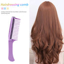Anti Static Wide Tooth Hair Comb Reduce Hair Loss Curling Brush (Purple) Newly