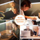 LED Folding Long Arm Eye Protection Reading Study Desk Light (12W White) Newly