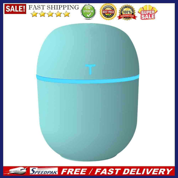 200ml Mini Ultrasonic Air Humidifier LED Light Lamp USB Essential Oil Diffuser