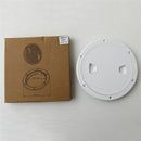 White Round Access Hatch 8 Inch Boat Deck Cover Lid Marine Sailing Inspection