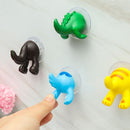 Animal Tail Waterproof Suction Cup Hanger Hooks Key Holder Sucker Wall Hook