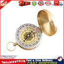 Mini Portable Copper Navigation Compass Outdoor Luminous Flip Compasses Newly